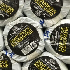 Visqueen 300MU BLACK POLYTHENE SHEETING