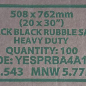 Builders rubble sacks