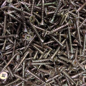 IMPACT WOOD SCREWS – ZINC & YELLOW PASSIVATED – 4.0 × 30MM (TUB ~1500)