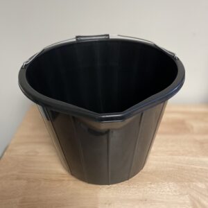 General purpose black builders bucket