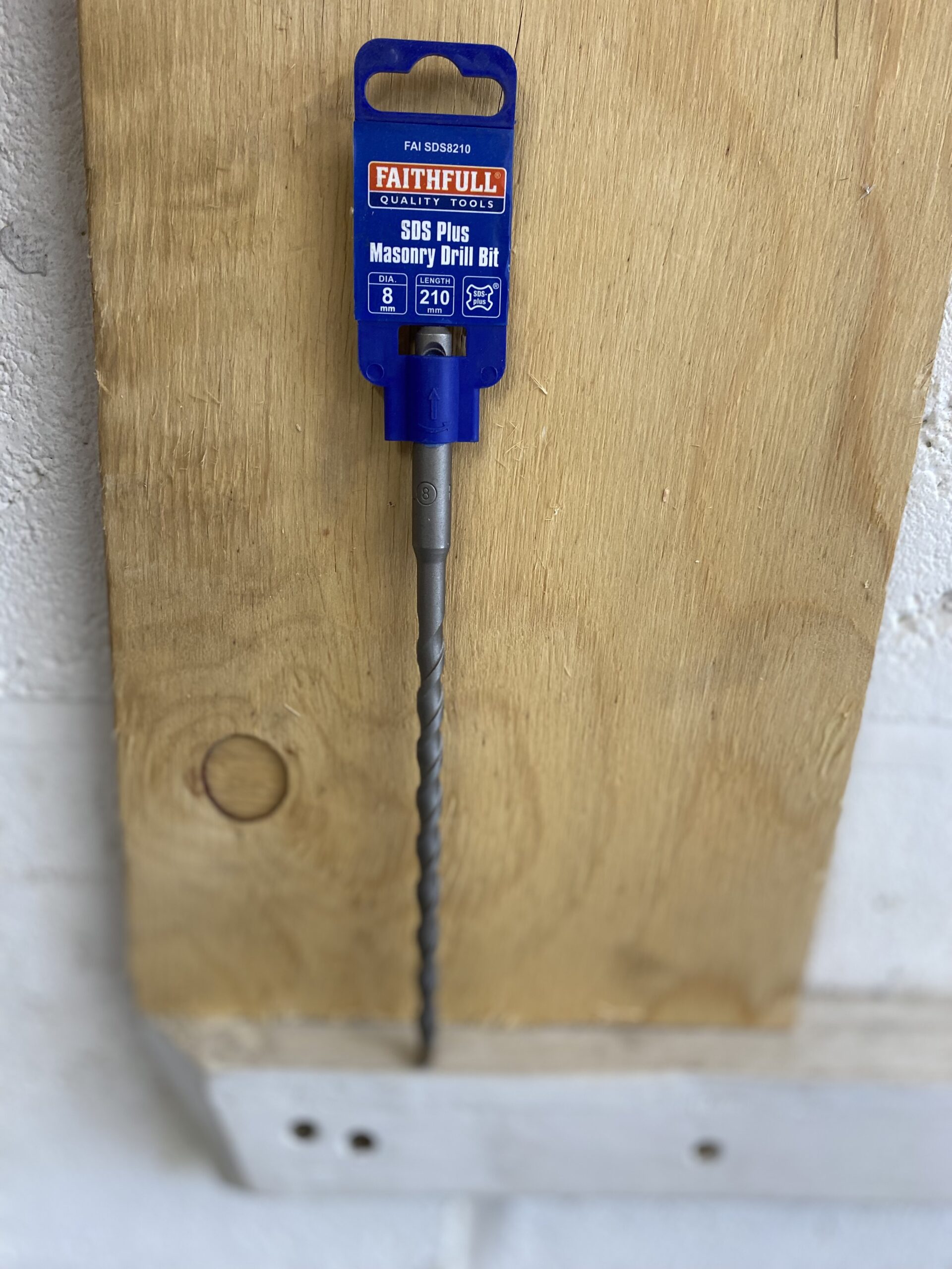 8mm x 210mm SDS drill bit