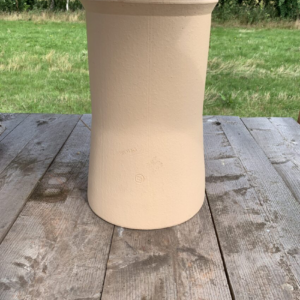 450mm Buff Round Cannon Chimney Pot